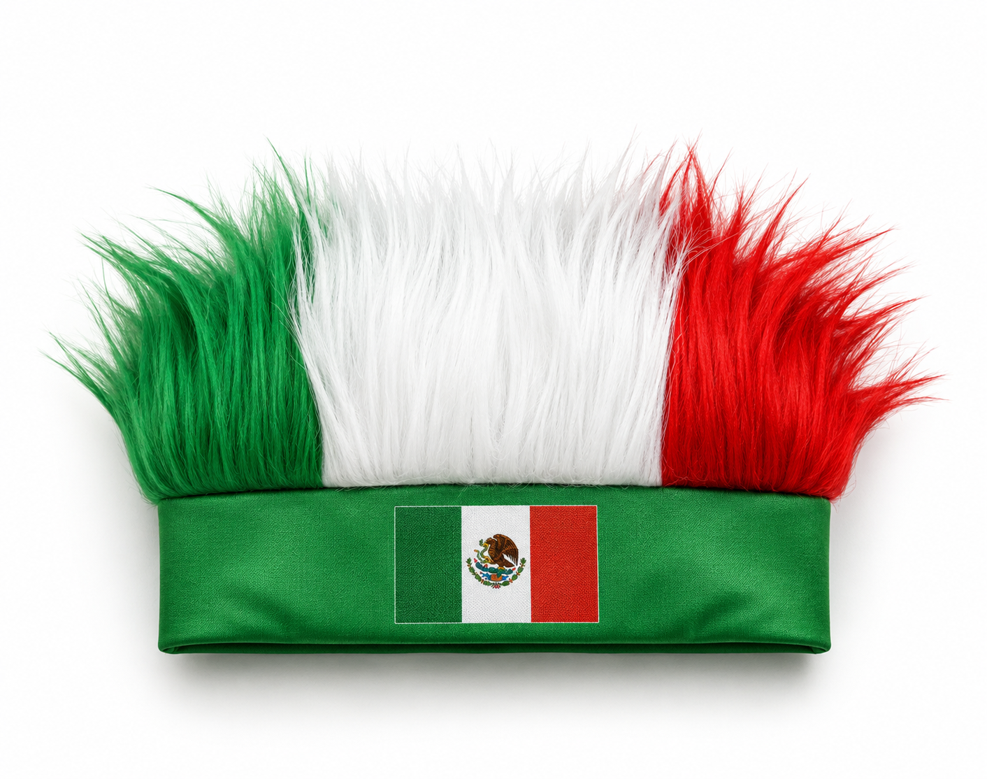 Mexico Soccer Fan Wig Headband