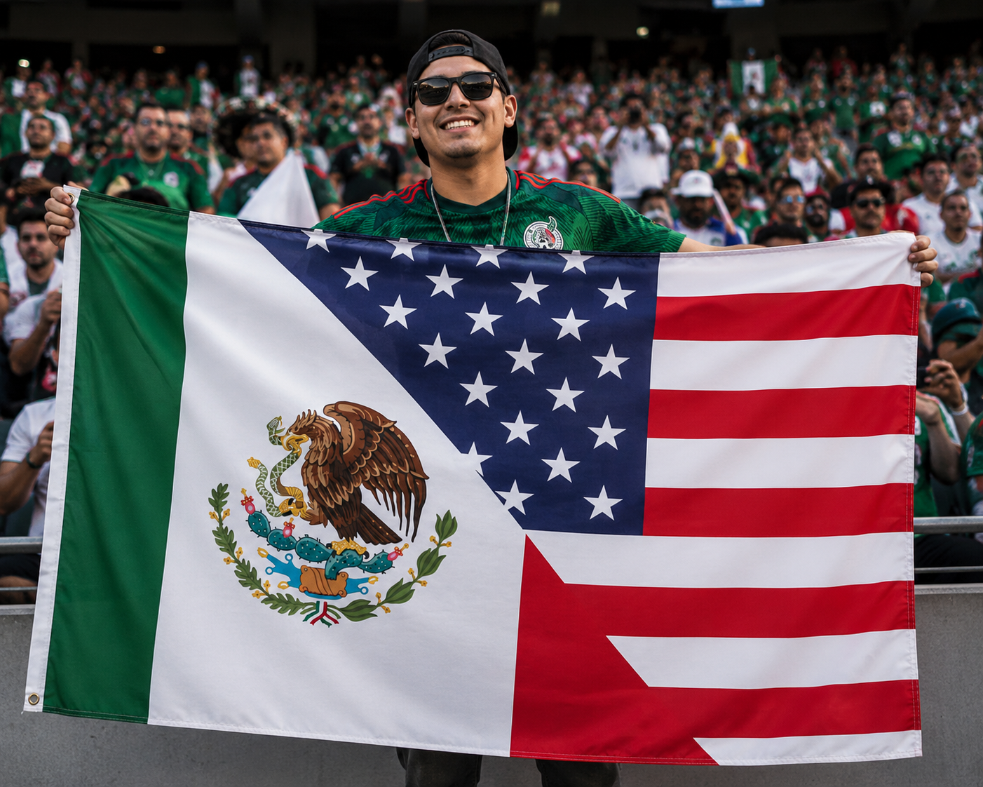USA x Mexico Unity Flag 5x3 FT