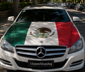 Mexico Flag Car Hood Cover