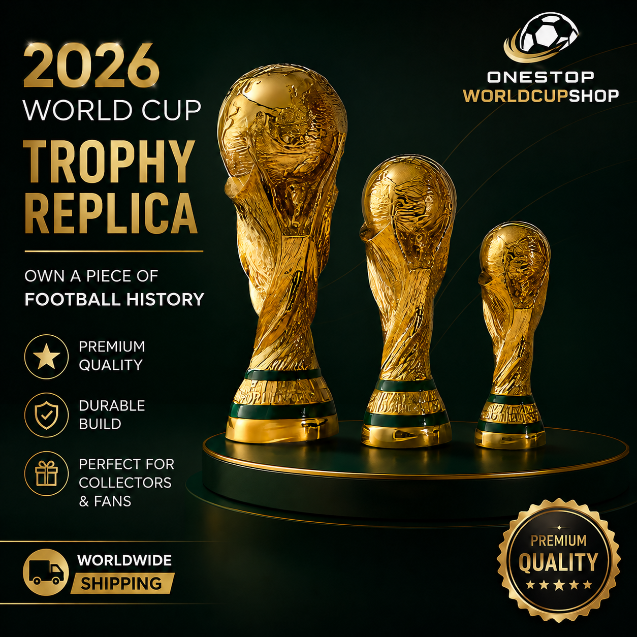 2026 Futbol Replica Trophy