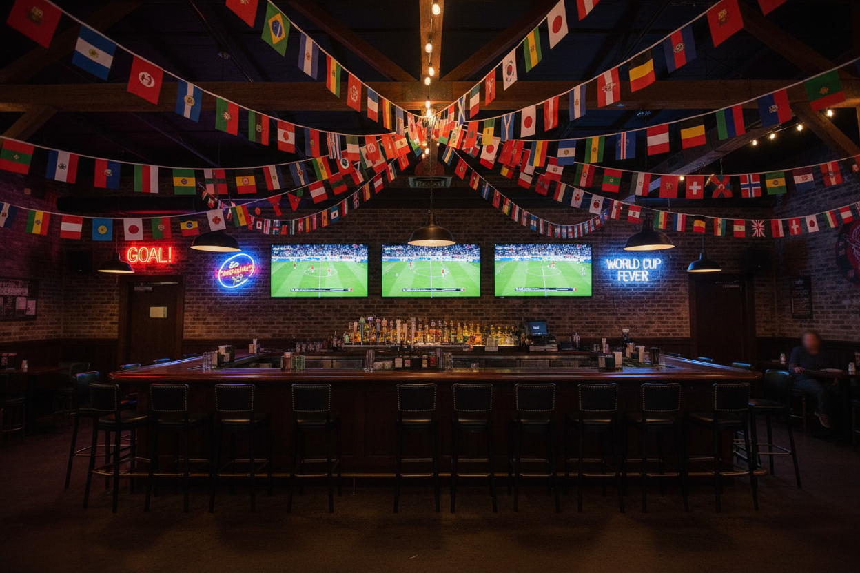 48 World Flag Hanging Banner Set 🌍⚽