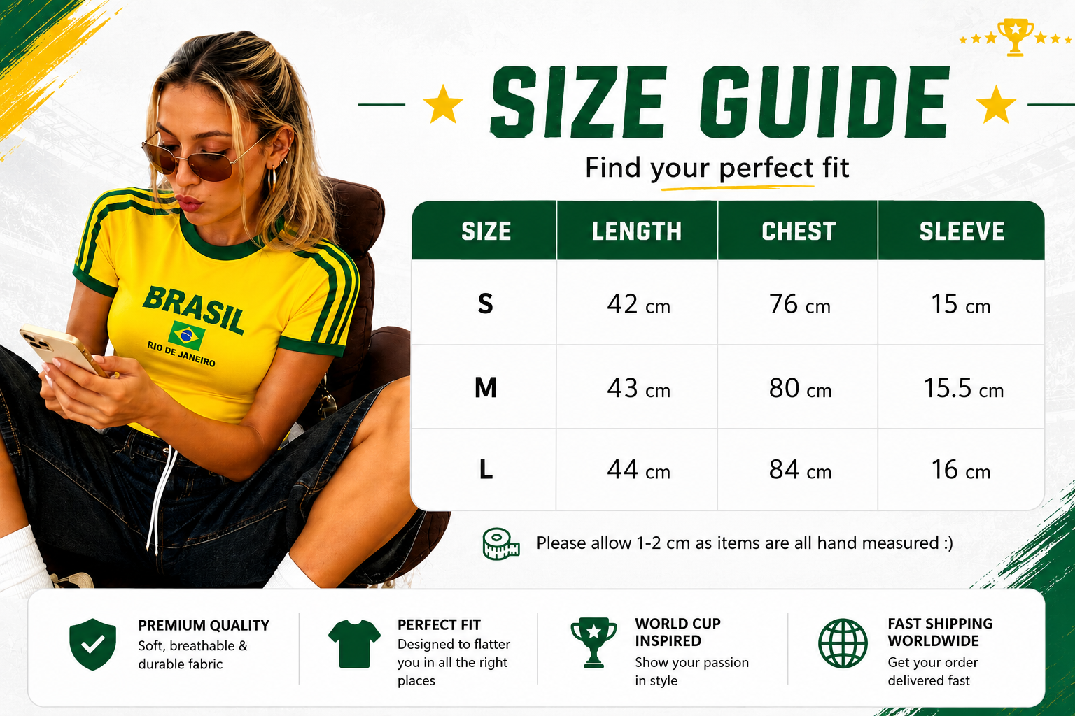 Brazil Crop T-Shirt Summer Vintage Y2k Top